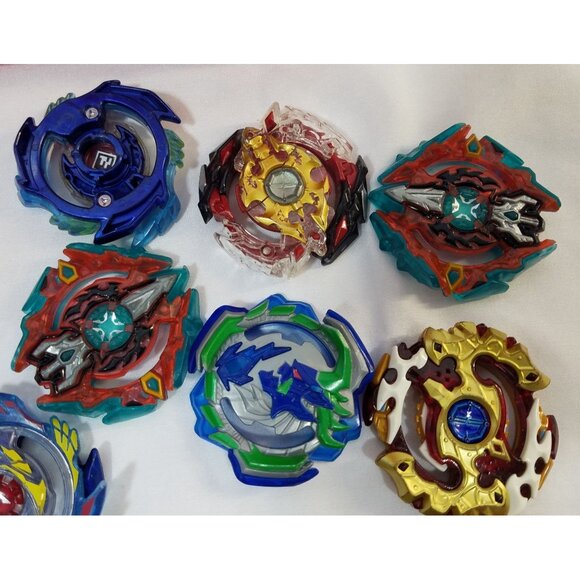 Beyblade Parts Lot 60 pieces Layers Turbo Discs Valtryek Sphinx BeyWarriors Case - Picture 7 of 16
